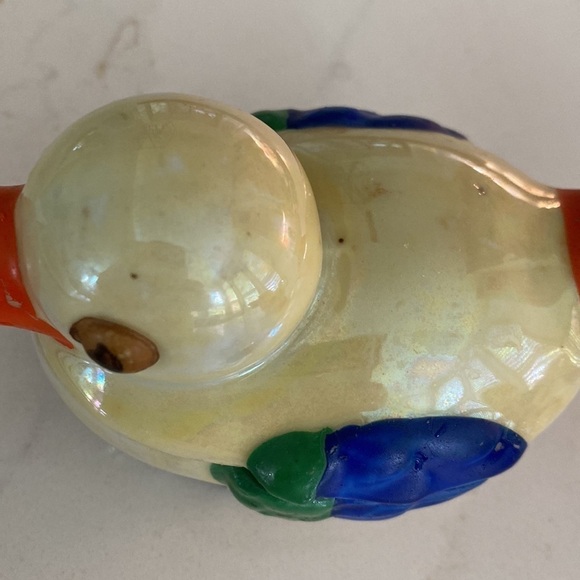 Vintage Handpainted Lusterware Duck Cream and Sugar Set Made in Japan - Picture 6 of 11